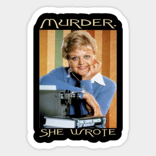 Vintage murder she wrote Sticker